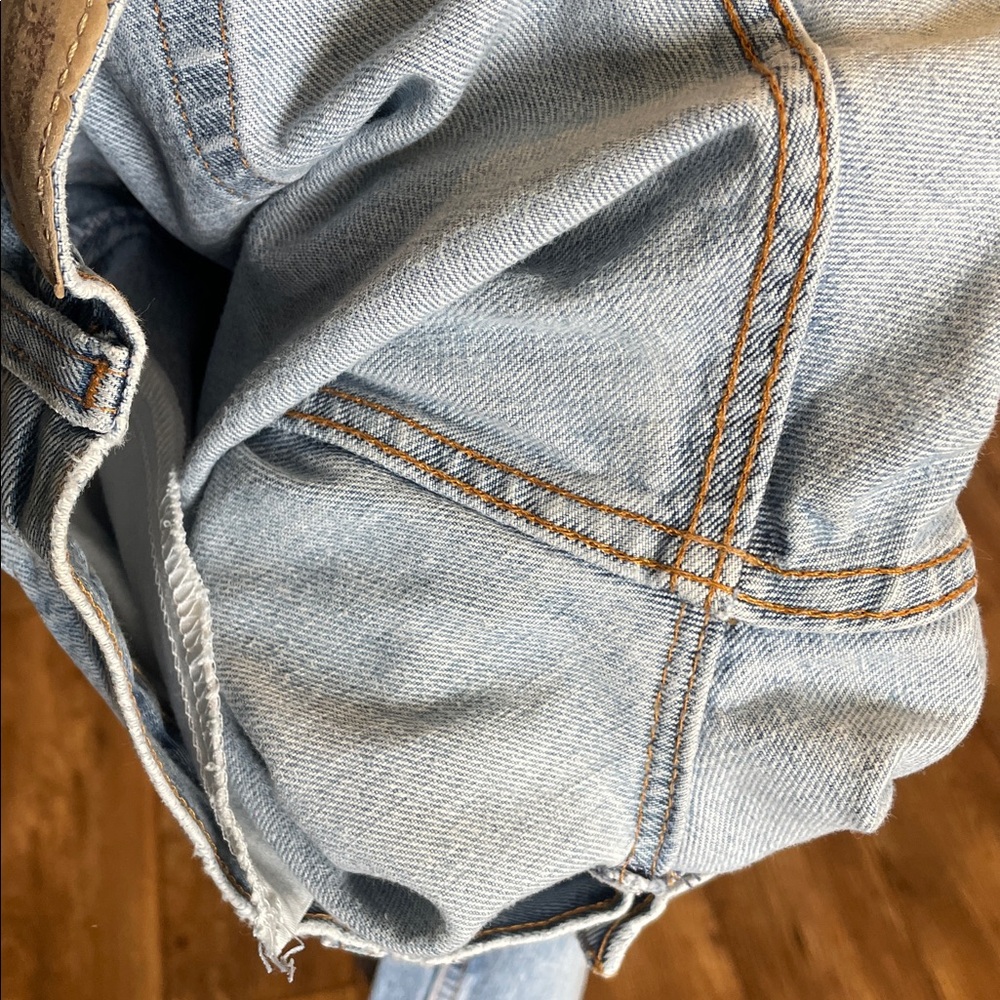Vintage Old Navy Denim Blue Jeans Woman Size 8 Short - Picture 10 of 11